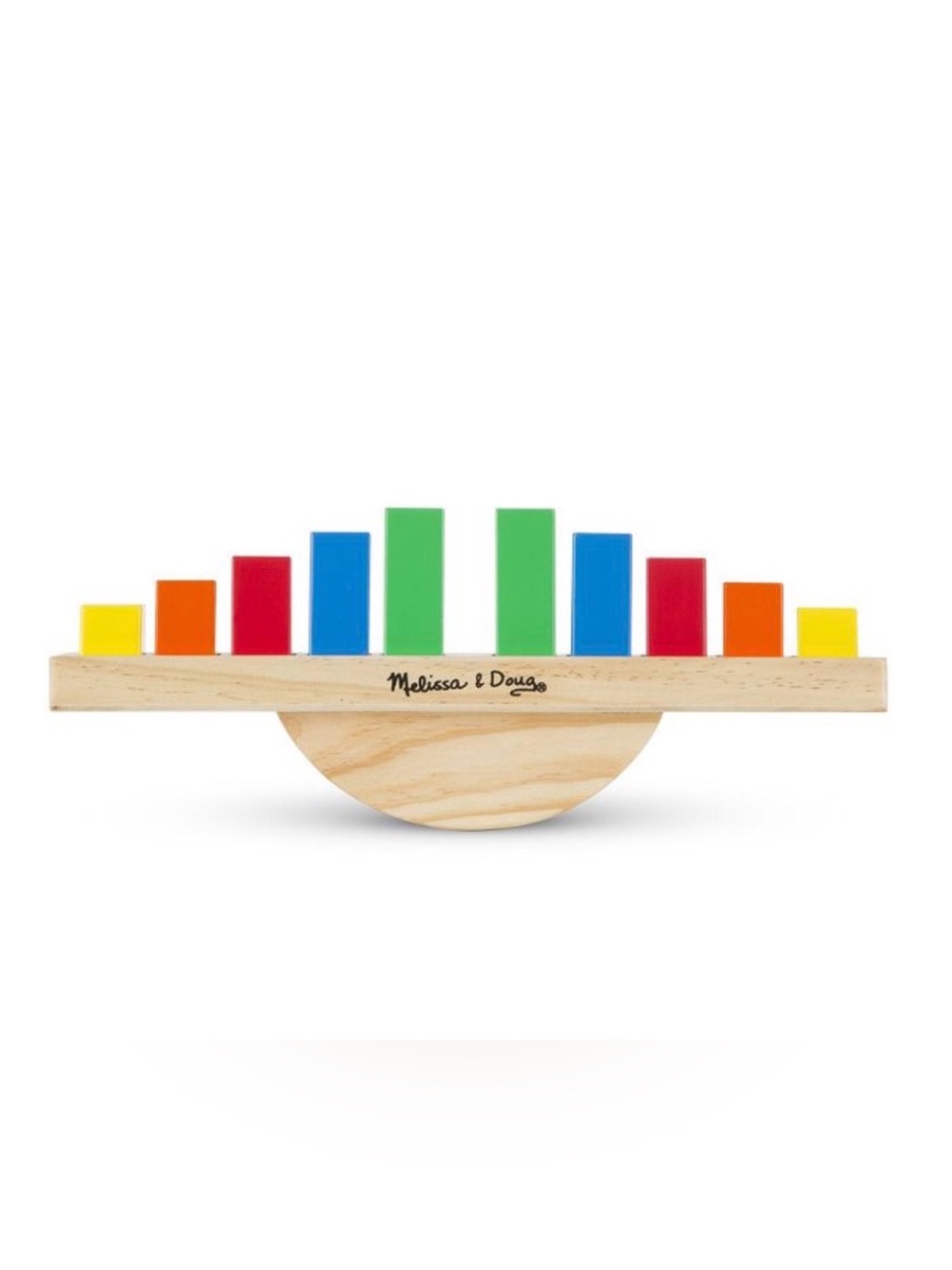 Melissa & Doug Rainbow Balance Toy
Wooden Game Toy w/Blocks & Cards Ages 3+. EUC